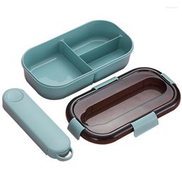 Dinnerware Sets 1200ML Lunch Box Container Portable Leakproof Lunchbox For Kids 3-Compartment With Soup Storage Case