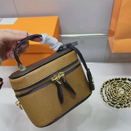 Fashions Makeup Bag Luxury Women Letter Cosmetic Bags Lady Handbag Travel Washing Case Crossbody with Box