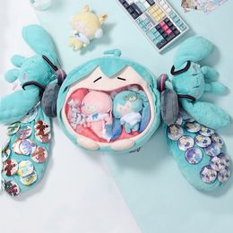 School Bags PRESALE Official Anime Miku Itabag Vocaloid Cosplay Ita Plush Backpack Women DIY Shool Student Men Velvet Shoulder 230220