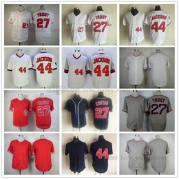 Movie Baseball Jerseys 27 Erstad Throwback 29 Rod Carew 30 Nolan Ryan 1973 44 Reggie Jackson Blank Stitched Breathable Sport Sale High Quality