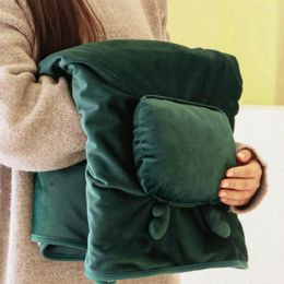Blankets Multifunctional Heating Blanket With Hand Warm Super Soft USB Charging Cold Winter Legs Electric Pad For Office