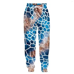 Men's Pants Jumeast Jogger Casual Sweatpants Baggy Mens Polygonal Checkered Pattern Straight For Men Fashion Tracksuit Trousers