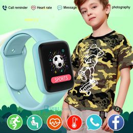 Children's watches Sports Digital Watch Children Kids Blood Pressure Sleep Wrist Student Child Electronic Clock Fitness Tracker Wristwatch 230220