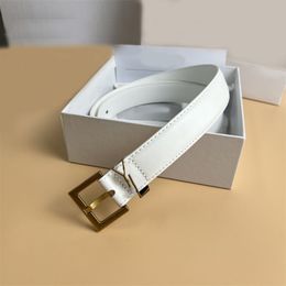 Luxury Belts for Women Designer casual mens belt plated silver gold hardware work offical western style fashionable party unique needle thin leather belt
