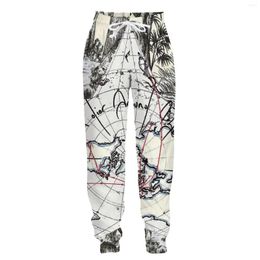 Men's Pants Jumeast Jogger Casual Sweatpants Baggy Mens Landscape Painting Print Straight For Men Tracksuit Trousers