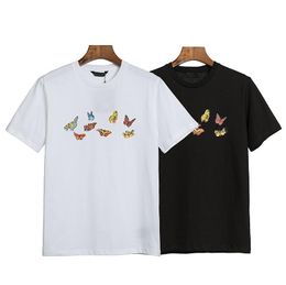 Angels Men's T Shirts Letter Logo Loose Casual Unisex Round Neck Short Sleeve palm spray love heart print short-sleeved t shirt fashion women graphic tees T-Shirts 2.22