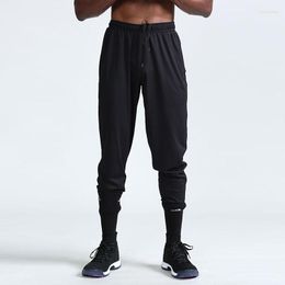 Men's Pants Men's Casual Basketball Training Drawstring Trousers High Waist Stretch Man Tights Walking Running Fitness Clothing