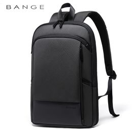 Waist Bags BANGE Men Business Waterproof 156" Laptop Backpack Fashion Male Classic Travel Moto Biker Light Scalable Shoulder 230220