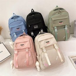 Korean style school bags high-capacity Student Backpack for primary and middle school students245j
