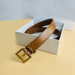 Black leather belt womens luxury belt designer mens accessories 3CM smooth long couple cinturon square metal buckle popular vintage designer belts