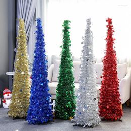 Christmas Decorations 1.2M 1.5M High Holiday Decoration Garland Tree Gifts Gold Silver Red Green And Blue