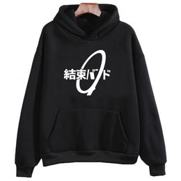 Womens Hoodies Sweatshirts Japanese Anime Bocchi The Rock Hoodies Women Hoodie Kessoku Band Winter Warm Sweatshirt Vintage Harajuku Aesthetic Sudaderas 230220