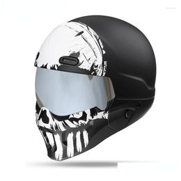 Motorcycle Helmets Similar Scorpion Ert X Marauder Helmet Black Vintage Open Face Dot Appd Half Retro Drop Delivery Mobiles Motorcyc Dh4Cg