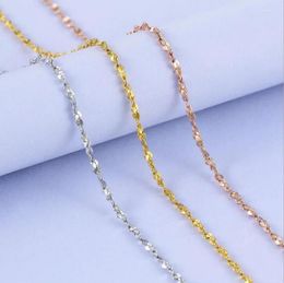 Chains 925 Sterling Silver Jewellery Sky Stars Chain Collarbone Short Necklace For Women DC08
