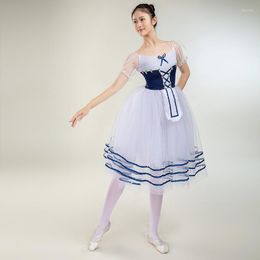 Stage Wear 2023 Professional Ballet Tutu Women Girls Dress For Kids Adult Pancake Ballerina Birthday Party Swan