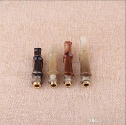 Smoking Pipes Niujiao personality creative cigarette holder pull rod circulating filter cutin cigarette holder