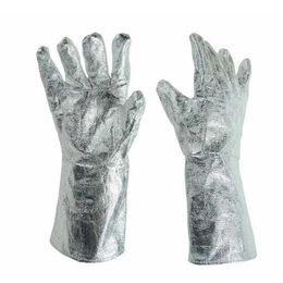 Heat insulation gloves anti scalding high temperature resistant heat pads forging