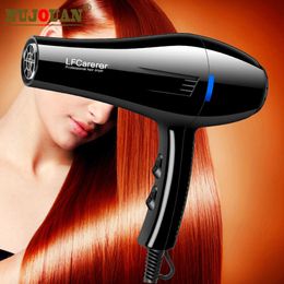 Electric Hair Dryer New professional Hair Dryer Hot Air Style With Two Nozzles Blow Dryer Hot Cold air Adjust Salon Hair Styling Tools 220v EU Plug J230220