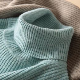 Women's Sweaters Cashmere Turtleneck Women Sweater Autumn Spring Base Warm All-match Knitted Pullover Jersey Pull Femme Hiver Jumper Lur964