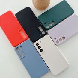 For Samsung S22 phone case Fine Hole Scrub TPU Straight Edge A53A13 Case note20 Rubik's Cube silicone phone case