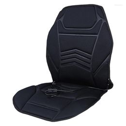 Car Seat Covers 12V Heating Pad Ergonomic Heated Cover Backrest Winter Travel Cushion With Cigarette Lighter For Cars SUVs Trucks