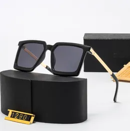 American Retro Square Frame Sunglasses Fashion Men and Women Fashion Sunglasses All-Match Sunglasses