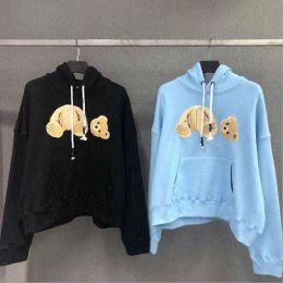 Fashion Fashion Broken Bear Selda Bear Trendy Terry Explosion Style Style Men and Women Hoodies & Sweatshirts J24