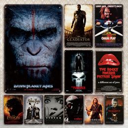 Personalized Movie art painting Posters Metal Plate Tin Signs Vintage Man Cave Cinema Decoration Accessories Retro Home Wall Decor Plaques size 30X20CM w02