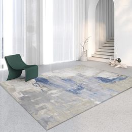 Carpets Light Luxury 160x230cm Carpet Living Room Blue Abstract Alfombra Dormitorio Modern Sofa Table Floor Mats Nordic Thick Rug