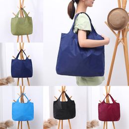 Storage Bags Waterproof Foldable Shopping Reusable Tote Pouches Portable Recycle Shopper Handbag Useful