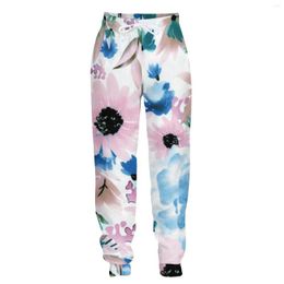 Men's Pants Jumeast 3D Jogger Casual Sweatpants Baggy Mens Watercolor Sunflower Print Tracksuit Trousers Straight Pant For Men Clothes