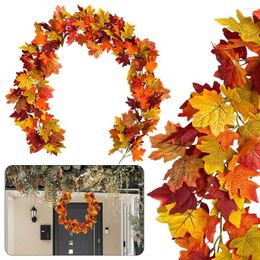 Decorative Flowers Decoration Accessories Thanksgiving Day Wedding Decor Halloween Cane Vine Plants Faux Wall Hanging