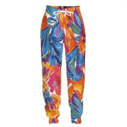 Men's Pants Jumeast Jogger Casual Sweatpants Baggy Mens Colour Pigment Print Pattern Straight For Men Tracksuit Trousers