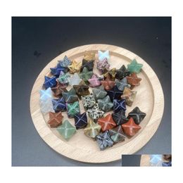 Stone 1M Octagon Stars Shape Crystal Merkaba Natural Diy Jewellery Chakra Wiccan Reiki Healing Energy Protection Decoration G Luckyhat Dhgb3