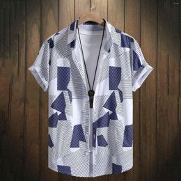 Men's T Shirts For Men Tall Men's Fashion Casual Sports Loose Hawaiian Short Sleeve Shirt Formal Dress