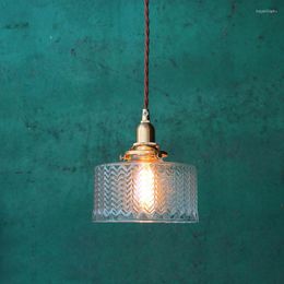 Pendant Lamps Vintage Brass Bedroom Lamp Ceiling Light Kitchen Home Decoration Living Room Nordic Loft Chandelier LED Lighting Fixture