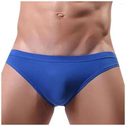Underpants Sexy Solid Brief Men Underwear Mens Briefs Cuecas Masculina Homme Man Boxershorts Size Briefs#y30