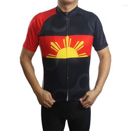 Racing Jackets Cycling Jersey Pilipinas Bike Shirt Filipino Bicycle Clothes Philippines Cyclist Wear Motocross Outdoor Top Breathable Team