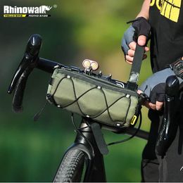 Bike Front Tube Bag Bicycle Handlebar Basket Pack Cycling Frame Pannier Bicycle Accessories Commuter Messenger Bag