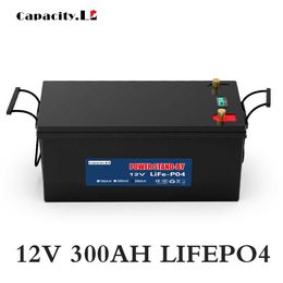 12v Lifepo4 battery pack 300ah Rechargeable with Bluetooth BMS for RV Motor Cart solar system outdoor camping