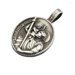 Pendant Necklaces CottvoCatholic Virgin Mary Guadeloupe St. Benedict Jesus Antique Silver Color Charm For DIY Jewelry Making