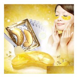 Other Skin Care Tools Gold Crystal Collagen Eye Mask Eyees For The Anti Dark Circle Remove Black Face Drop Delivery Health Beauty Dev Dhiuo