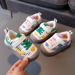 First Walkers 2023 Spring And Autumn Soft Sole Sneakers 0-3 Years Old Boys Girls Baby Shoes Warm Children's Walking