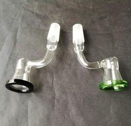 T-mouth adapter Wholesale Glass bongs Oil Burner Glass Water Pipes Oil Rigs Smoking Rigs