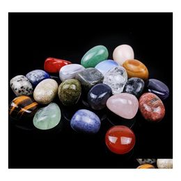 Stone Polished Loose Chakra Natural Bead Palm Reiki Healing Quartz Mineral Crystals Tumbled Gemstones Hand Piece Home Decorat Luckyh Dhrbv