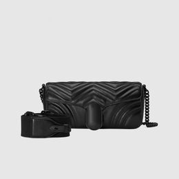 FLap Crossbody Bag Fashion Shoulder Bags Handbags Women Clutch Purse Black Metal Hardware Chain Removable Woven Shoulder Strap Sewing Thread Cell Phone Pocket