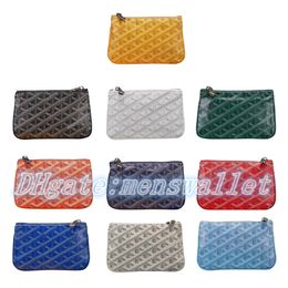 luxury Designer famous key Wallets Mini travel bag coin purses Pochette pouch Womens mens Genuine Leather wholesale 14 Colours card holders zipper hobo small with box