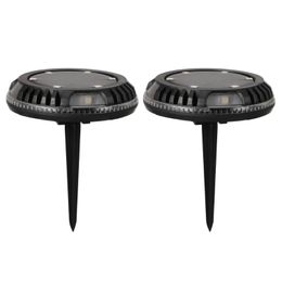 Lawn Lamps 2 Pcs Solar LED Ground Outdoor Waterproof Garden Lights