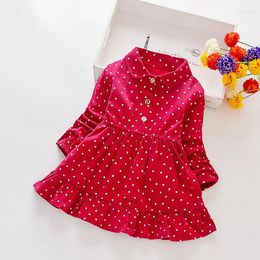 Girl Dresses Girls Spring Dress Long Sleeve Lace Princess For Casual Vestidos Robe Fille 1-8Y Ceremony Fall