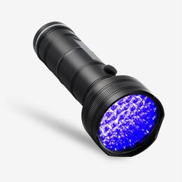 UV Flashlight Portable Lighting Torches UVLights 51 LED Matching With Pet Odour Eliminator Ultraviolet Blacklights Pets Urine Detectors crestech